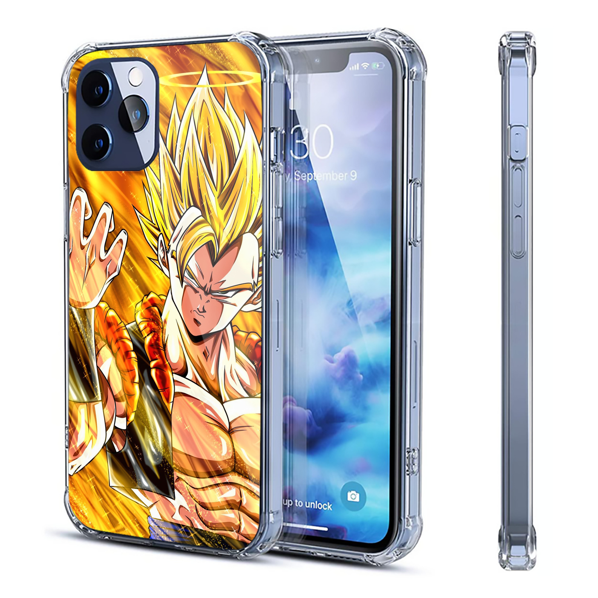（画像用） ドラゴンボール DRAGON BALL 【iPhone 12シリーズ対応】透明スマホケース（クリアソフトケース）